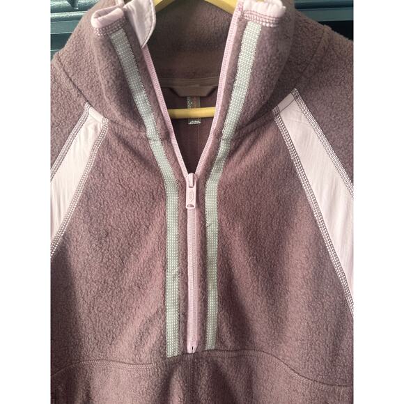 Free People So Fly Half Zip Pullover Boysenberry Medium  Purple - Picture 5 of 7